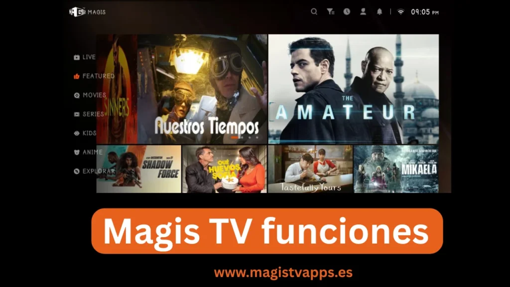 Canales en vivo de Magis TV